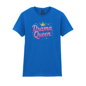 Drama Queen T-Shirt – Sparkly Theatre Diva Crown Design Thumbnail