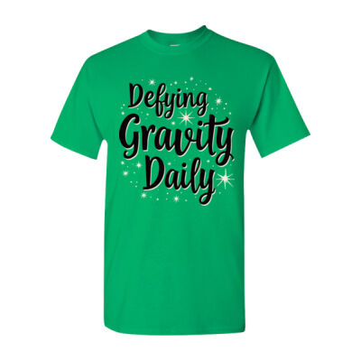 "Defying Gravity Daily" Motivational T-Shirt Thumbnail